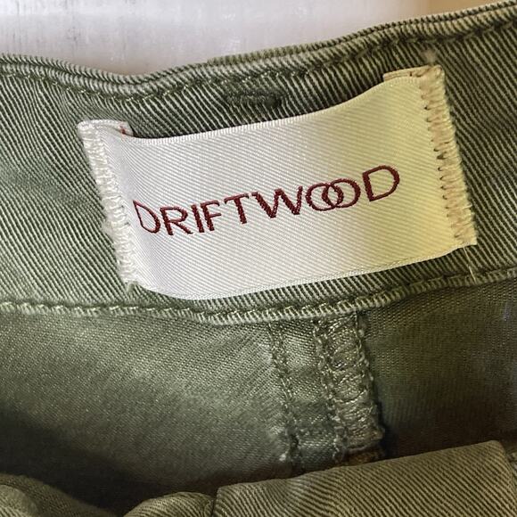 Driftwood Jeans Portofino Utility Boyfriend Crop Pant Floral Embroidered Boho XL - Picture 3 of 12